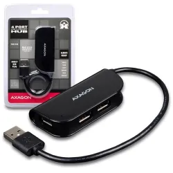 Axagon HUE-X4B 4-portos USB2.0 hub fekete