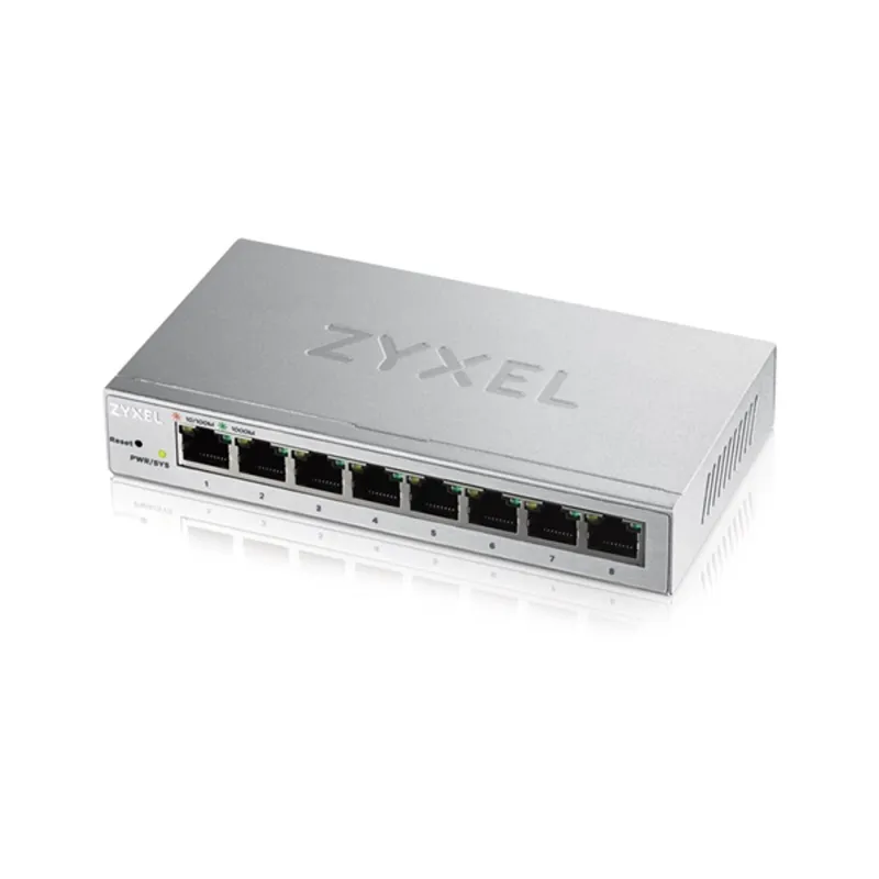 ZyXEL GS1200-8 8port GbE LAN web menedzselhető asztali switch ZyXEL GS1200-8 8port GbE LAN web menedzselhető asztali switch