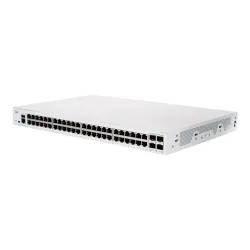 CISCO Switch 48x1000Mbps + 4x1000Mbps SFP, Menedzselhető, Fémházas, Rackes - CBS250-48T-4G-EU