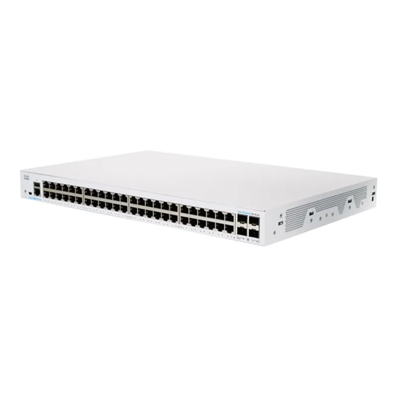 CISCO Switch 48x1000Mbps + 4x1000Mbps SFP, Menedzselhető, Fémházas, Rackes - CBS250-48T-4G-EU CISCO Switch 48x1000Mbps + 4x1000Mbps SFP, Menedzselhető, Fémházas, Rackes - CBS250-48T-4G-EU