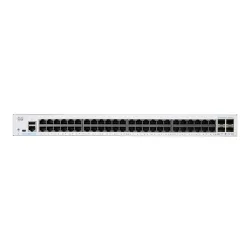 CISCO Switch 48x1000Mbps + 4x1000Mbps SFP, Menedzselhető, Fémházas, Rackes - CBS250-48T-4G-EU