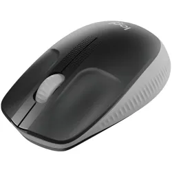 Logitech M190 optikai vezeték nélküli egér fekete-szürke