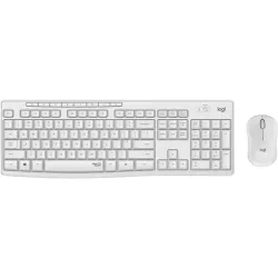 Billentyűzet + Egér Logitech MK295 Membrános Fehér Wireless Magyar