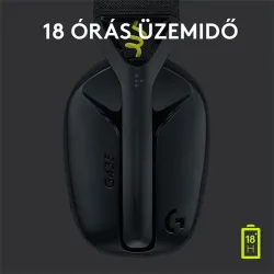 Logitech G435 LIGHTSPEED vezeték nélküli Gaming headset fekete