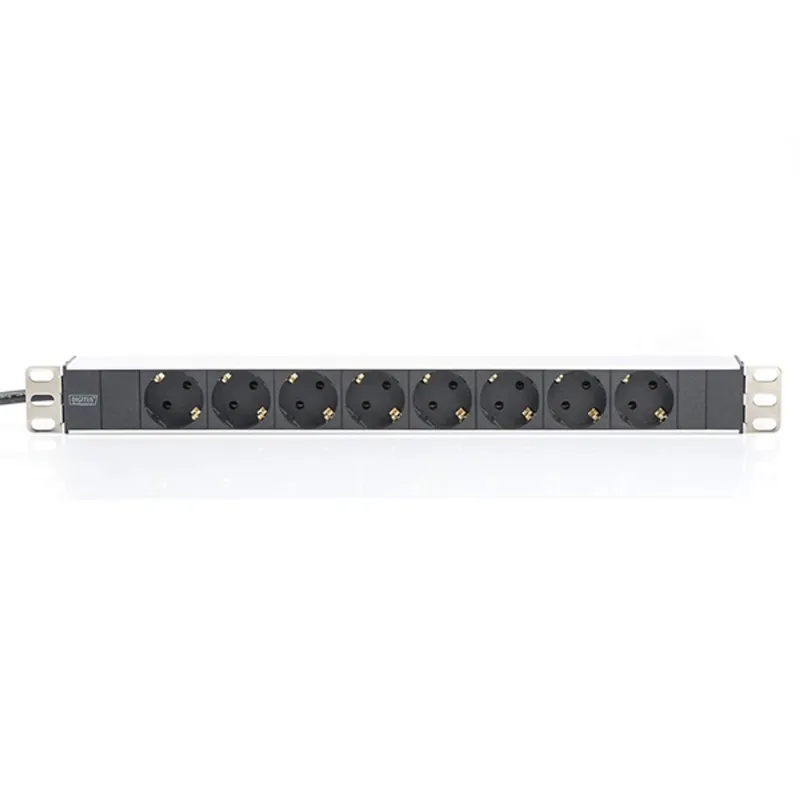 Digitus hálózati elosztó 1U, 8db hálózati aljzattal, Aluminium (DN-95401) Digitus hálózati elosztó 1U, 8db hálózati aljzattal, Aluminium (DN-95401)