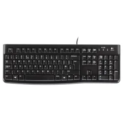 Logitech K120 USB cseppálló magyar billentyűzet fekete