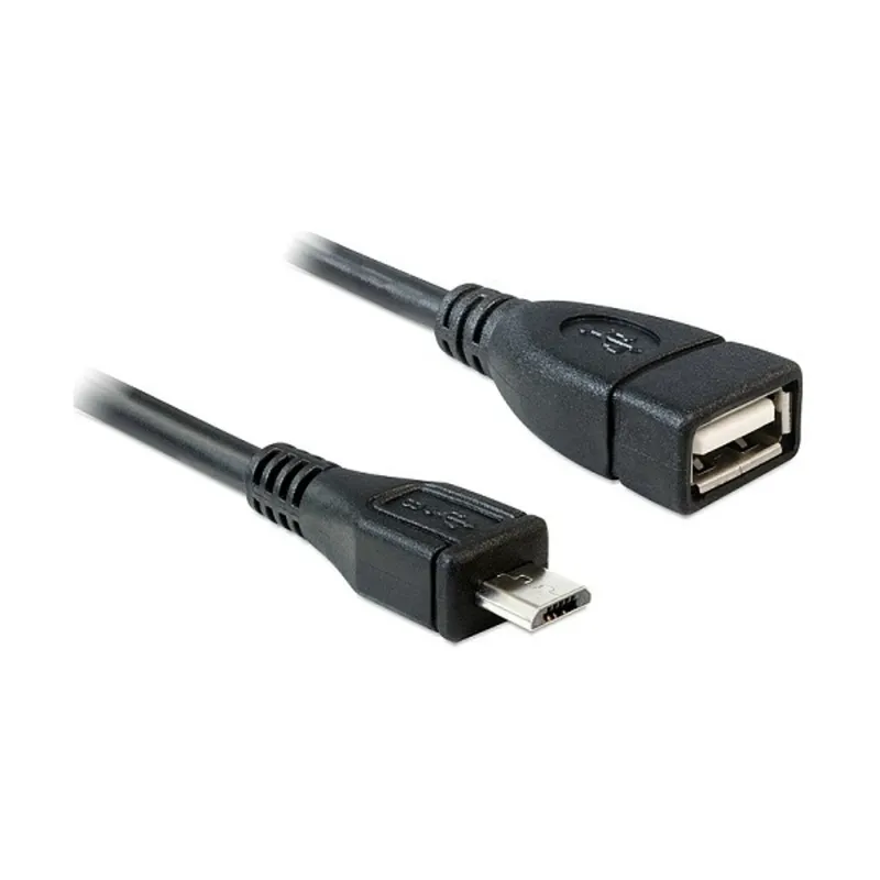 Delock 83183 50 cm USB micro-B apa - USB 2.0-A anya OTG kábel Delock 83183 50 cm USB micro-B apa - USB 2.0-A anya OTG kábel