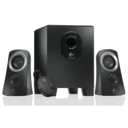 LOGITECH Hangszóró 2.1-  Z313 25W Adapteres, Fekete