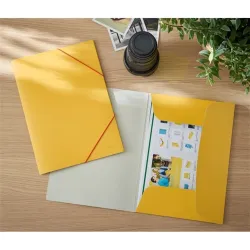 Leitz Cosy Soft Touch karton gumis mappa meleg sárga (30020019)