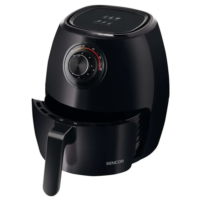 Sencor SFR 3130BK fekete 3,5 L forrólevegős sütő Sencor SFR 3130BK fekete 3,5 L forrólevegős sütő