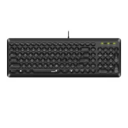 Genius SlimStar Q200 HUN USB fekete billentyűzet