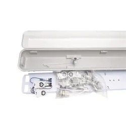 Iris Lighting JF6236 T8 LED fénycsőre előkészített por- és páramentes lámpatest IP65 120cm
