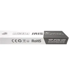 Iris Lighting JF6236 T8 LED fénycsőre előkészített por- és páramentes lámpatest IP65 120cm