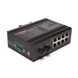 LinkEasy ISW-208-PWR ipari PoE switch