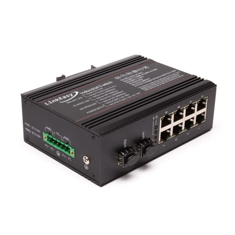 LinkEasy ISW-208-PWR ipari PoE switch LinkEasy ISW-208-PWR ipari PoE switch