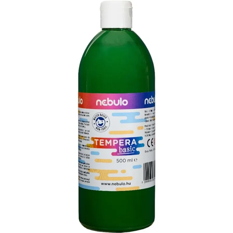 Nebulo folyékony állagú temperafesték 500ml zöld (NTF-500-ZO) Nebulo folyékony állagú temperafesték 500ml zöld (NTF-500-ZO)