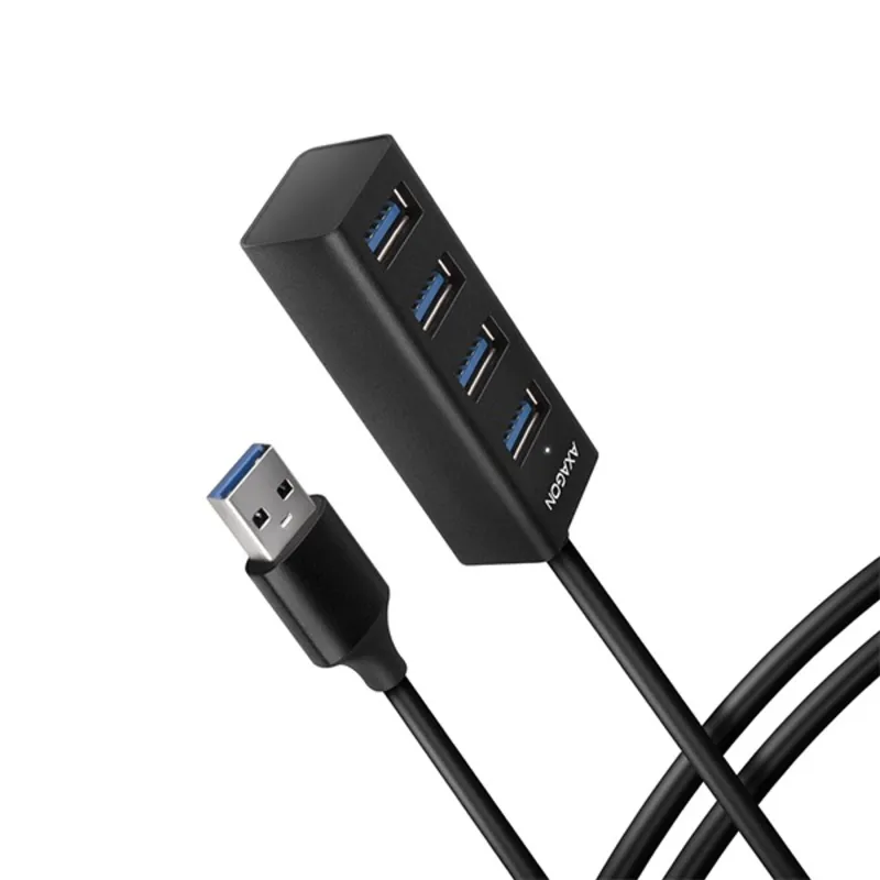 AXAGON HUE-M1AL 4 portos USB3.2 Gen 1 mini HUB AXAGON HUE-M1AL 4 portos USB3.2 Gen 1 mini HUB