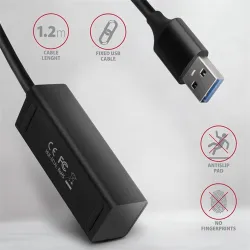 AXAGON HUE-M1AL 4 portos USB3.2 Gen 1 mini HUB