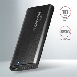 Axagon EEM2-SBC M.2 2280 SATA3 USB3.2 Gen 2×1 C külső ház fekete