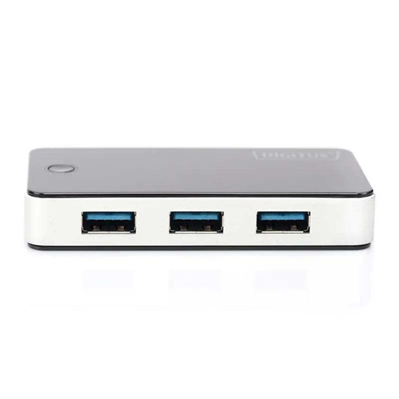 Digitus DA-70231 4-portos USB3.0 hub fekete Digitus DA-70231 4-portos USB3.0 hub fekete