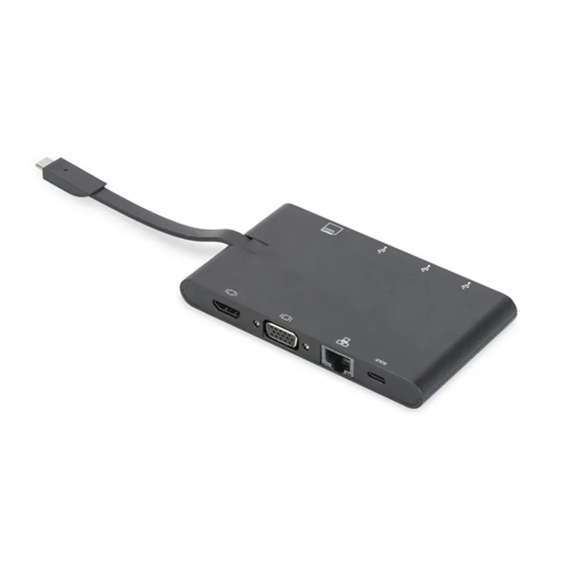 Digitus USB Type C Universal Travel Docking Station notebook dokkoló (DA-70865) Digitus USB Type C Universal Travel Docking Station notebook dokkoló (DA-70865)