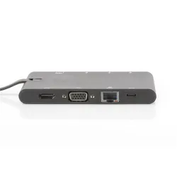 Digitus USB Type C Universal Travel Docking Station notebook dokkoló (DA-70865)