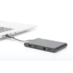 Digitus USB Type C Universal Travel Docking Station notebook dokkoló (DA-70865)