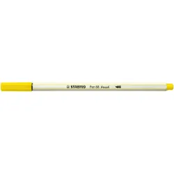 Stabilo Pen 68 brush citromsárga ecsetfilc