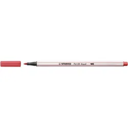 STABILO Pen 68 brush prémium ecsetfilc rugalmas heggyel rozsdavörös (568/47)