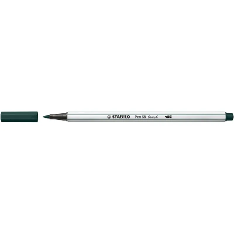 Stabilo Pen 68 brush földes zöld ecsetfilc Stabilo Pen 68 brush földes zöld ecsetfilc