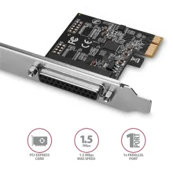 Axagon 1x Párhuzamos port bővítő kártya PCIe (PCEA-P1N)