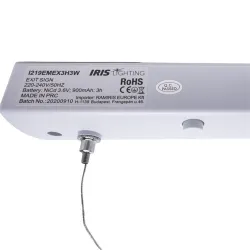 Iris Lighting I820EMEX3H3W IP65 3w 3h oldalfali biztonsági és irányfény lámpatest (I219EMEX3H3W)