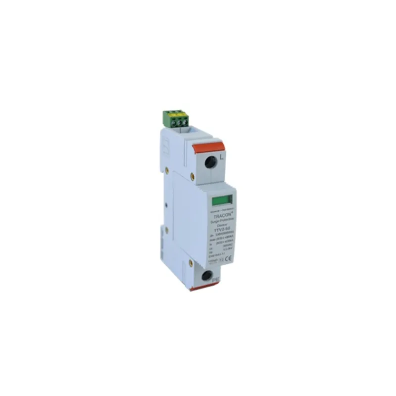 Tracon ESPD2-DC40-1000 cserélhető betéttel típusú túlfeszültség levezető Tracon ESPD2-DC40-1000 cserélhető betéttel típusú túlfeszültség levezető