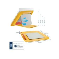 Leitz Ergo Cosy Laptop állvány melegsárga (64260019)