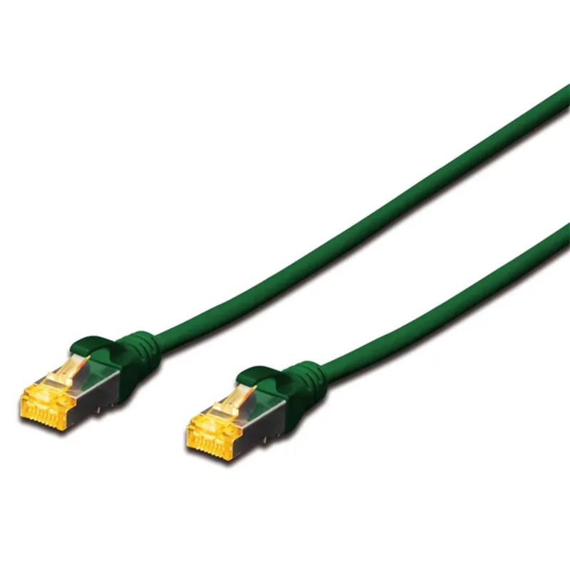 DIGITUS Cat.6A S/FTP LSZH 2m zöld patch kábel DIGITUS Cat.6A S/FTP LSZH 2m zöld patch kábel