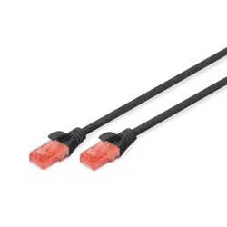 Digitus DK-1617-100/BL U/UTP patch kábel CAT6 10m fekete - LSZH