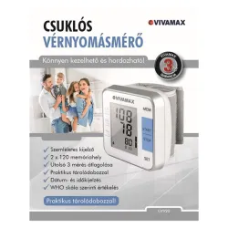 Vivamax GYV20 csuklós vérnyomásmérő fehér