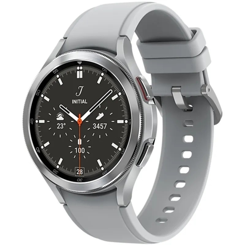 Samsung SM-R895FZSAEUE Galaxy Watch 4 Classic LTE eSIM (46mm) ezüst okosóra Samsung SM-R895FZSAEUE Galaxy Watch 4 Classic LTE eSIM (46mm) ezüst okosóra