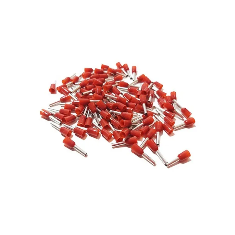 Tracon E113 1.5 mm2 100 db Szigetelt piros érvéghüvely Tracon E113 1.5 mm2 100 db Szigetelt piros érvéghüvely