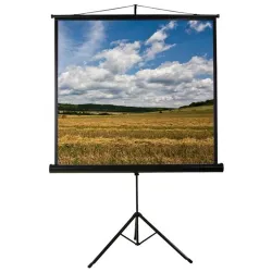 FUNSCREEN 111" (1:1) manuális hordozható vetítővászon (Tripod, Méret: 200x200 cm, Látható méret: 196x196 cm)