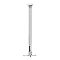 FUNSCREEN mennyezeti rögzítő projektor konzol 430-650 mm-ig állítható, fehér
