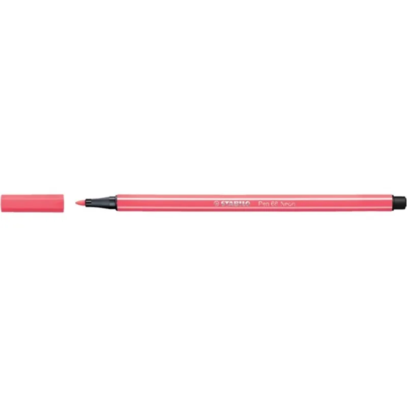 Stabilo Pen 68/040 fluor piros rostirón Stabilo Pen 68/040 fluor piros rostirón