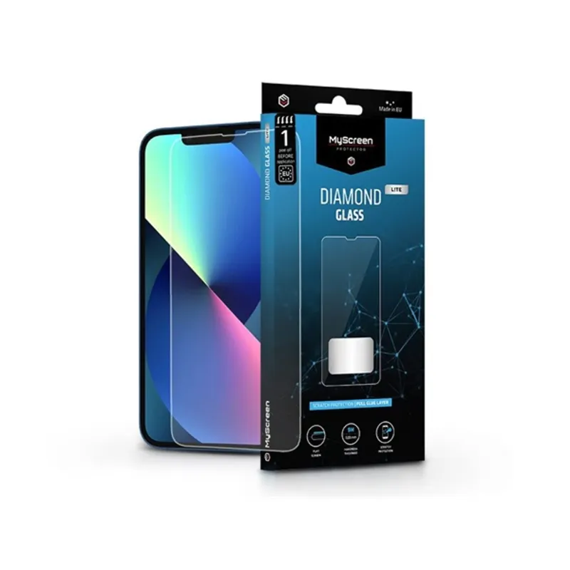 MyScreen Protector Diamond Glass Lite Full Glue Apple iPhone 13/13 Pro edzett üveg kijelzővédő fólia (LA-1992) MyScreen Protector Diamond Glass Lite Full Glue Apple iPhone 13/13 Pro edzett üveg kijelzővédő fólia (LA-1992)
