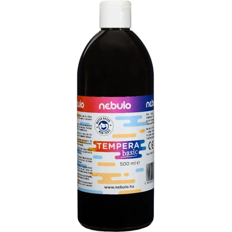 Nebulo 500ml-es fekete tempera festék Nebulo 500ml-es fekete tempera festék