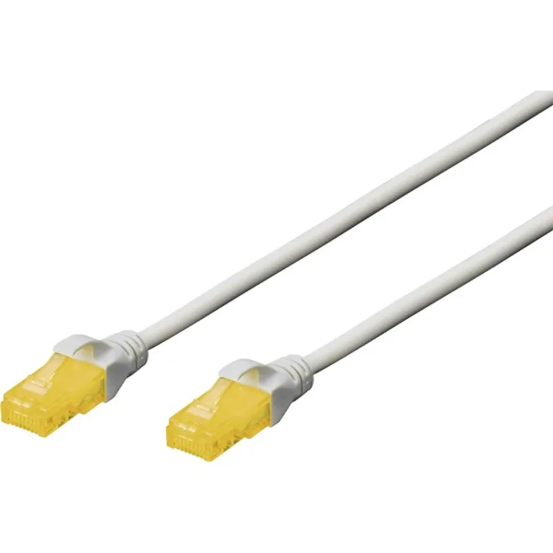RJ45 Hálózat Csatlakozókábel CAT 6A U/UTP 1.00 m Szürke Halogénmentes, sodort érpár Digitus RJ45 Hálózat Csatlakozókábel CAT 6A U/UTP 1.00 m Szürke Halogénmentes, sodort érpár Digitus