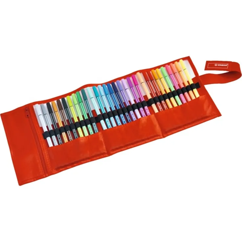 Stabilo Pen 68 textil tartós 30db-os vegyes színű filctoll készlet Stabilo Pen 68 textil tartós 30db-os vegyes színű filctoll készlet
