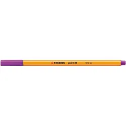 STABILO Tűfilc, 0,4 mm, STABILO "Point 88", lila