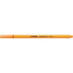 STABILO Tűfilc, 0,4 mm, STABILO "Point 88", neon narancssárga