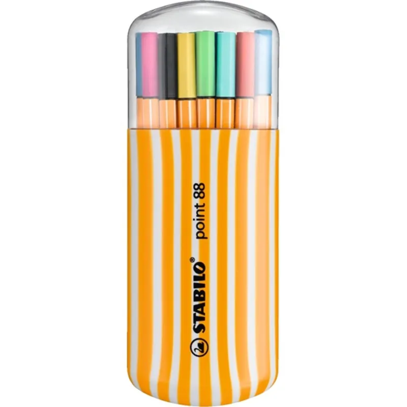 Stabilo Point 88 Zebrui 20db-os vegyes színű tűfilc készlet Stabilo Point 88 Zebrui 20db-os vegyes színű tűfilc készlet