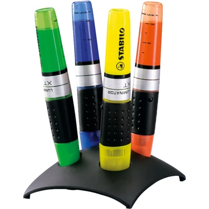 Stabilo LUMINATOR tartóval 4db-os szövegkiemelő Stabilo LUMINATOR tartóval 4db-os szövegkiemelő
